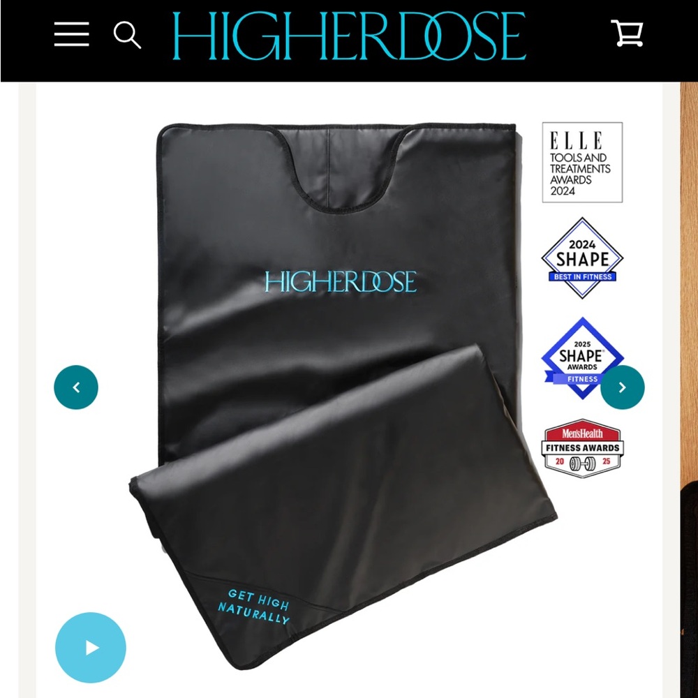 Higher Dose Sauna Blanket with insert - like new